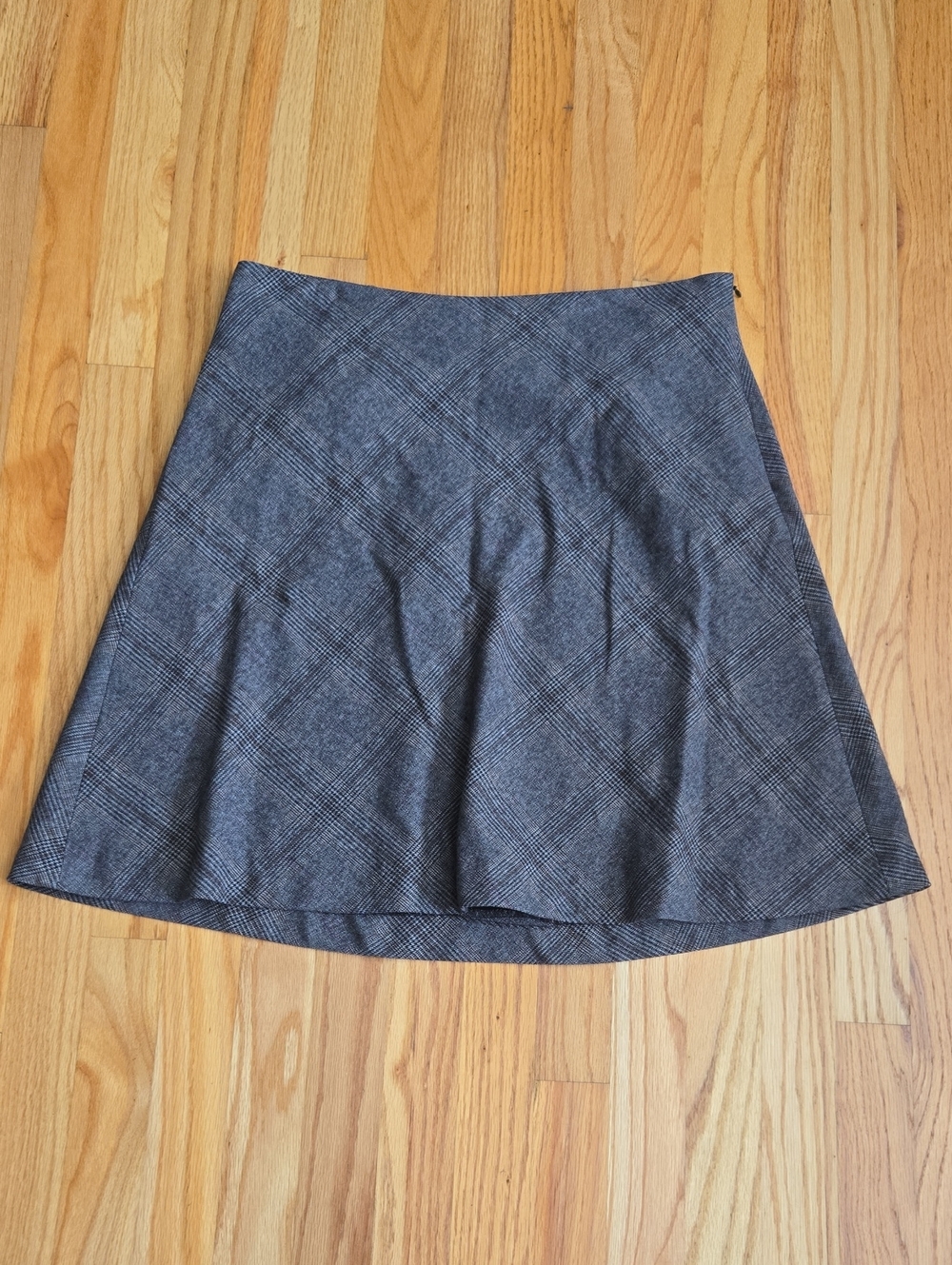 Premise Studio Brown Plaid A-Line Women’s Skirt, Size 12